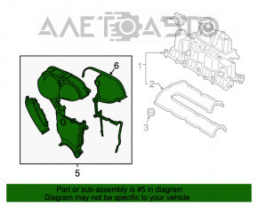 Передня кришка двигуна Ford Fusion mk5 13- 1.5T