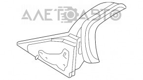 Дзеркало бокове праве Mazda3 03-08 срібло, 3 піна