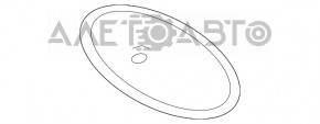 Эмблема значок переднего бампера Ford Fiesta 11-19 слом креп