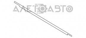 Молдинг дверь-стекло центральный передний правый Ford Escape MK3 13-19 хром
