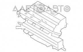 Жалюзи дефлектор радиатора рамка Ford Escape MK3 13-16 дорест 2.0T, слом направ, слом креп