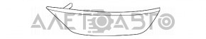 Отражатель задний правый Ford Escape MK3 13-19 под лампу новый неоригинал