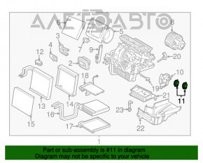 Актуатор моторчик привід печі кондиціонер Ford Escape MK3 13-
