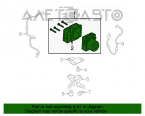 ABS АБС Ford Fiesta 11-19