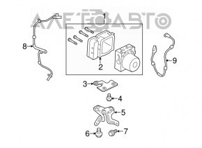 ABS АБС Ford Fiesta 11-19