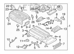 Чека батареї Ford C-max MK2 13-