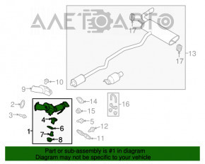 Каталізатор Ford Fusion mk5 13-20 1.5T 1.6T