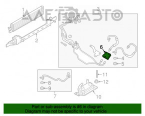 Клапан системи охолодження АКПП Ford Ecosport 18-22 2.0