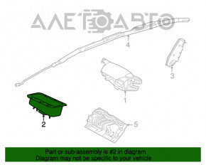 Подушка безпеки airbag пасажирська в торпеді Ford Focus mk3 11-14