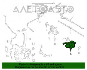 Мотор двірника лев Ford Fusion mk5 13-