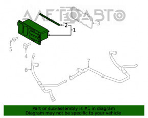Интеркулер теплообмінник Ford Escape mk3 14-19 1.5T