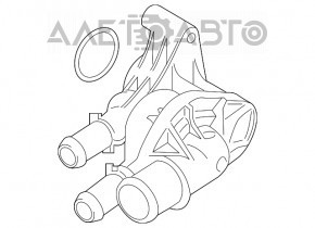 Корпус термостату Ford Fusion mk5 13-20 1.5Т