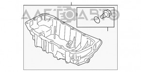 Поддон масляный Ford Fusion mk5 13-14 1.6T 1.5Т