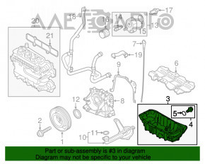 Поддон масляный Ford Fusion mk5 13-14 1.6T 1.5Т
