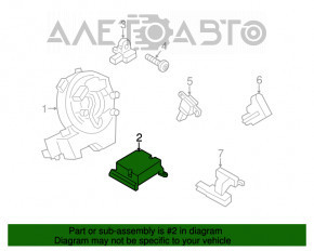 Модуль srs airbag комп'ютер подушок безпеки Ford Transit Connect MK2 13-