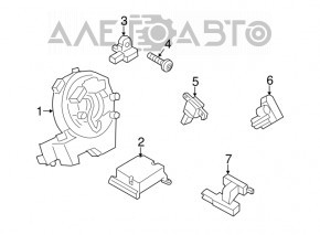 Модуль srs airbag компьютер подушек безопасности Ford Transit Connect MK2 13-