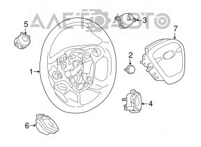 Кермо голий Ford Transit Connect MK2 13-