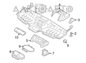 Консоль верхня Ford Transit Connect MK2 13-