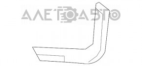Крепление заднего бампера правое Mazda CX-7 06-09