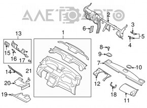 Труба подторпедная посилення Mazda CX-7 06-09