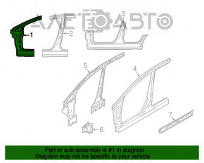 Чверть передня права Mazda CX-7 06-09