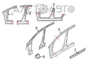 Чверть передня права Mazda CX-7 06-09