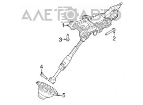 Рулевая колонка Lincoln MKC 15-