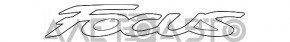 Эмблема надпись FOCUS крышки багажника Ford Focus mk3 11-18 4d