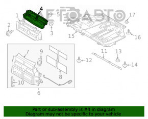 Воздуховод радиатора верхний Ford Focus mk3 15-18 2.0 рест, надрывы