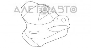 Лопух переднього підрамника прав Ford Fusion mk5 13-20