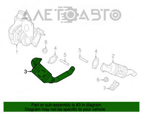 Каталізатор лев Ford Edge 15-2.7T