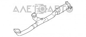 Приемная труба Ford Edge 15-18 3.5 замята гофра, порвана сетка