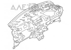 Торпедо передня панель без AIRBAG Lincoln MKX 16-