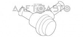 Перепускной клапан bypass правый Porsche Macan 15- новый OEM оригинал