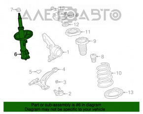 Амортизатор передний правый Lexus RX300 98-03