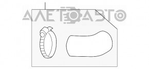 Патрубок интеркулера левый первый Audi Q3 8U 15-18 CCTA