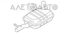Резонатор вихлопної системи Audi Q3 8U 15-18 AWD
