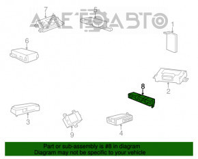 Heated Seat Module Dodge Charger 15-20 рест