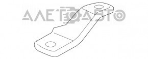 Кронштейн глушителя передний Fiat 500X 16-18