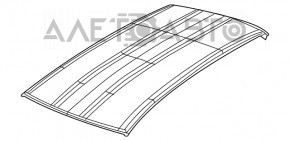 Крыша металл Fiat 500X 16- без люка