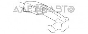 Ручка двери внешняя передняя правая Fiat 500X 16- keyless, хром