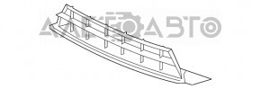 Нижняя решетка переднего бампера центр Honda Civic X FC 16-18 трещина снизу