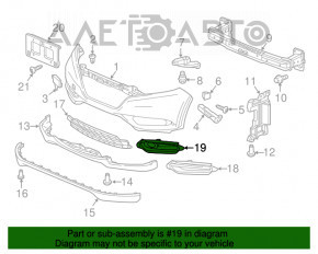 Обрамление ПТФ переднее правое Honda HR-V 16-18 новый OEM оригинал