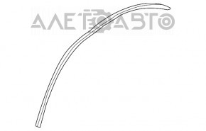 Уплотнитель арки крыла задний правый Acura MDX 14-20
