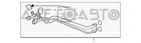 Трубка кондиционера компрессор-печка вторая Honda HR-V 16-22