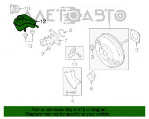 Бачок ГТЦ Audi Q3 8U 15-18 з кришкою