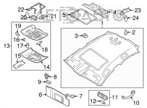 Ручка потолка передняя левая Audi Q3 8U 15-18 серая