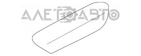 Накладка порога наружная задняя правая Audi Q3 8U 15-18 черная с хром вставкой