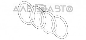 Эмблема логотип AUDI двери багажника Audi Q3 8U 15-18
