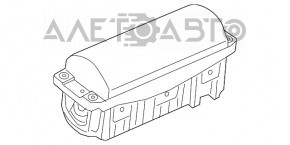 Подушка безопасности airbag пассажирская в торпеде Audi Q3 8U 15-18